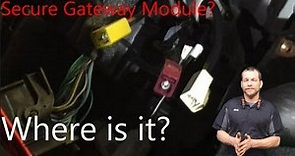 Locating the Secure Gateway Module on 2018 Jeep Cherokee and using the Autel scantool to clear codes