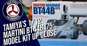 Tamiya T12042 1/12 Martini Brabham BT44B 1975 | Model Kit Up Close