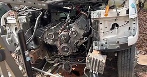 Ford V10 Engine Removal from a E350 Motorhome