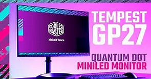 Tempest GP27 Quantum Dot MiniLED Monitor Series