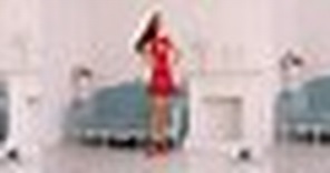 Model Hina red dress presentation, catwalk, posing agency Brima.d - YouTube.mp4