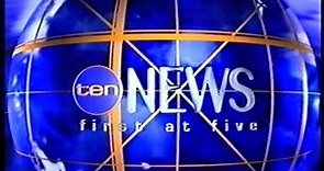 Ten News: First at Five National - Partial Bulletin (30.7.2000)