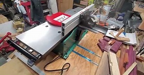 New Grizzly 8 jointer (G0947) with helical type cuttinghead (3 of 3) after set-up