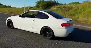 BMW e92 335d launch (open pipes)