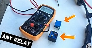 HOW TO TEST RELAY ANY RELAY