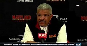 Maryland s Randy Edsall Fired - Press Conference