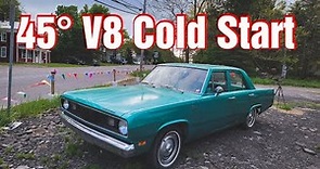 1971 Plymouth Valiant 5.2L Cold Start Exhaust Audio and Video