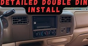 Ford Super Duty Double Din Install
