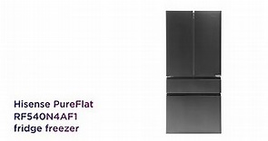 Hisense PureFlat RF540N4AF1 Fridge Freezer - Black Steel | Product Overview | Currys PC World