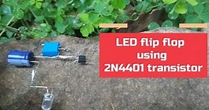 Amazing LED flasher using 2N4401 transistor | @Electronic Projects | #22 | Circuiter Tamil