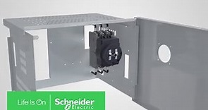 EasyPact MCCB EZC 100A Extended Rotary Handle Installation | Schneider Electric Support