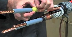Heat Shrink Cable Joint - 11kV 3 Core XLPE & EPR High Voltage Cable Joints