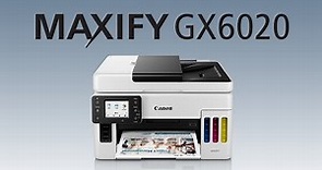 Introducing the Canon GX6020 Wireless MegaTank Small Office All-in-One Printer