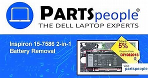 Dell Inspiron 15-7586 2-in-1 (P76F001) Battery How-To Video Tutorial