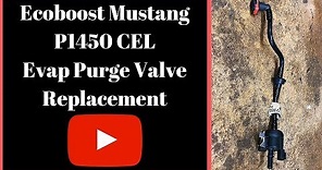 Ecoboost Mustang - P1450C Evap Purge Valve Replacement