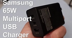 Samsung 65W Power Adapter Trio EP-T6530 Review and Test