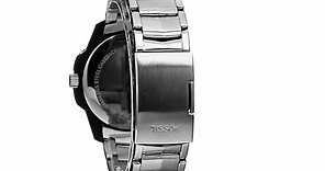 Fossil Men s BQ9346 Multifunction Stainless Steel Bracelet with Blue Dial