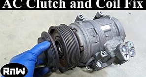 How to Remove and Replace an AC Compressor Clutch and Bearing (Long Version)