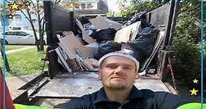 Demolition & Renovation Construction Debris Clean Up 🗑️ Junk Removal Service Vlog Baltimore City MD