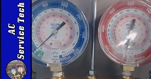 R-22, R-410A Refrigerants! Checking the Charge- Vapor/Suction Operating Pressures, What is Too Low!