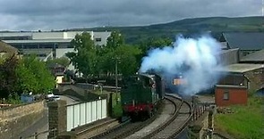 English Electric Prototype Shunter D226 VULCAN Departs Keighley