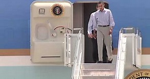 Raw video: President Obama arrives in Colorado Springs