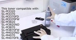 How to refill your Samsung M3320ND, SL-M3820DW (MLT-D203L) cartridge