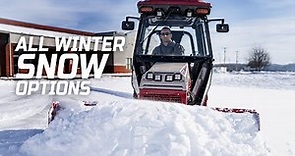 Full Sidewalk Snow Attachment Lineup | Ventrac 4520 and SSV