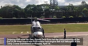 PNP gets new P435-M helicopter for police operations