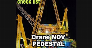 Chek List Crane NOV Pedestal. #AWB ASL Offshore 1
