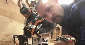 Ridgid R4231 12” Compound Miter Saw unboxing and review