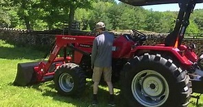 Mahindra 4550 4x4 Tractor w/ Loader & 4550B Backhoe - Walkthru