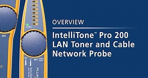 IntelliTone™ Pro 200 LAN Toner and Cable Network Probe
