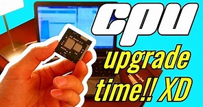 How to Upgrade a Laptop CPU / Processor! XD