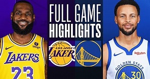 LAKERS at WARRIORS | FULL GAME HIGHLIGHTS | January 27, 2024