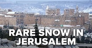 Rare Storm Covers Jerusalem with Snow; US Re-Enters Iran Nuclear Deal 02/19/21