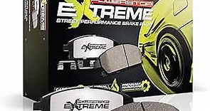 Power Stop Z26-1718 Rear Z26 Extreme Performance Carbon-Ceramic Brake Pads For Cadillac ATS-V | Chevy Camaro SS | Corvette Sting Ray | Ford Mustang Shelby GT350