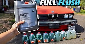 BMW E28 E30 Complete Coolant Flush Cooling System | Universal