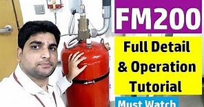 What is FM 200 - Fire Suppression Release System?. Full Detail & Operation Tutorial
