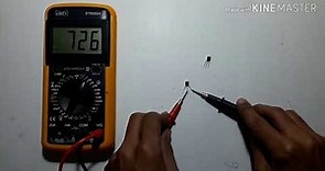 How To Check 2N2222 Transistor In Digital Multimeter | Transistor 2N2222 | 2N2222 Testing