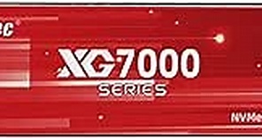 KingSpec XG7000 1TB NVMe SSD PCIe Gen4 M.2 2280 Internal Solid State Drives Up to 7400MB/s Suitable for Desktop, Gaming Laptop, Enthusiasts, IT Profession