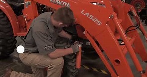 Chassis and Loader Lubrication- Standard L01 Series L3301 & L3901 Tractors - Know Your Kubota