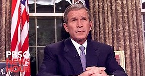 WATCH: President George W. Bush s address to the nation after September 11, 2001 attacks