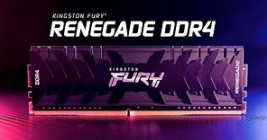 DDR4 memory with speeds of up to 5333MHz – Kingston FURY Renegade