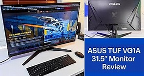 ASUS TUF VG1A 31.5″ FreeSync Gaming Monitor Review