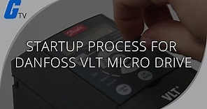 Basic Startup on Danfoss FC51 VLT Micro Drive