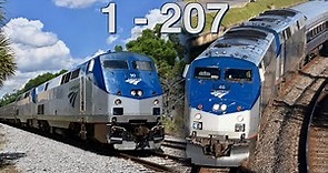 Amtrak P42DC Locomotive Fleet: 1 - 207