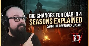 BIG CHANGES FOR DIABLO 4 - Season 1 Explained (What Carries Over) - Campfire Update Diablo IV