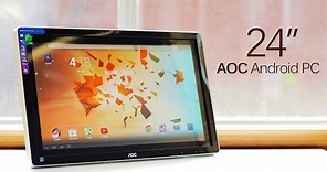Android PCs, are they worth it? (AOC A2472PW4T Monitor Review)
