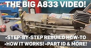 How To Rebuild The Mopar A833 Four Speed Transmission! How It Works, Common Issues, And More!